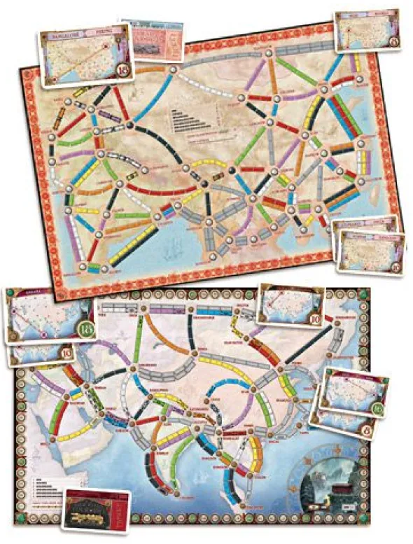 Zug um Zug (Ticket to Ride) Asien (Erw.) (international)